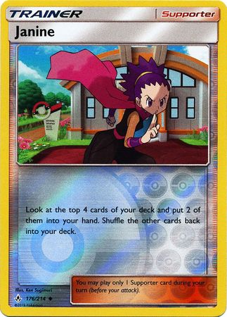 Janine (Pokemon Sun & Moon: Unbroken Bonds) (Reverse Foil)