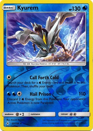 Kyurem (Pokemon Sun & Moon: Unbroken Bonds) (Reverse Foil)