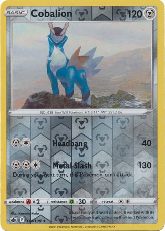 Cobalion - Reverse Foil (Pokemon Sword & Shield: Chilling Reign)