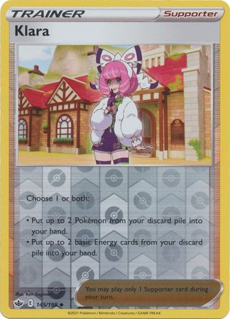 Klara - Reverse Foil (Pokemon Sword & Shield: Chilling Reign)