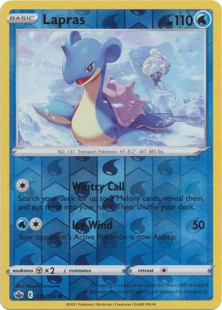 Lapras - Reverse Foil (Pokemon Sword & Shield: Chilling Reign)