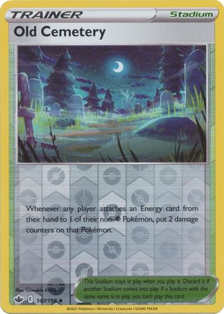 Old Cemetery - Reverse Foil (Pokemon Sword & Shield: Chilling Reign)