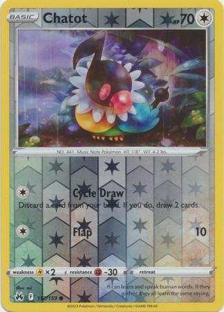 Chatot - Reverse Foil (Pokemon Crown Zenith)