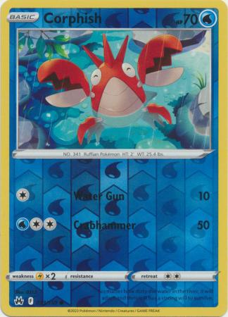 Corphish - Reverse Foil (Pokemon Crown Zenith)