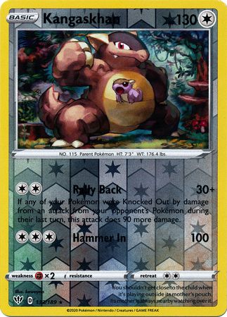 Kangaskhan - Reverse Foil (Pokemon Sword & Shield: Darkness Ablaze)