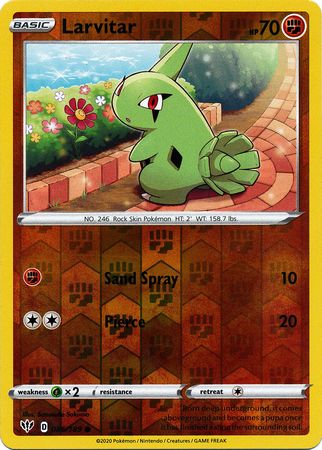 Larvitar - Reverse Foil (Pokemon Sword & Shield: Darkness Ablaze)