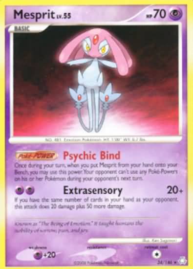 Mesprit (Diamond and Pearl Legends Awaken Singles)