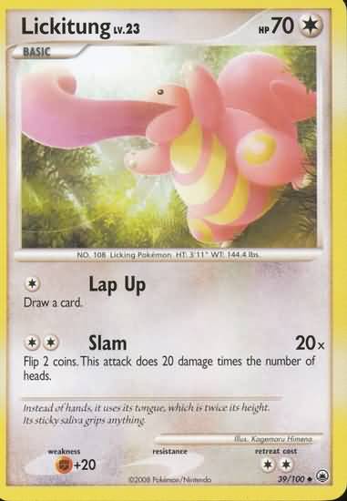 Lickitung (Diamond and Pearl Majestic Dawn Singles)