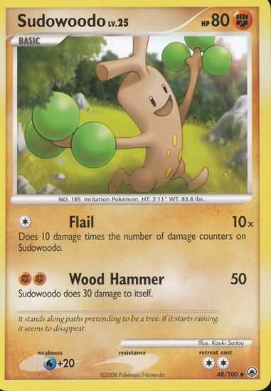 Sudowoodo (Diamond and Pearl Majestic Dawn Singles)