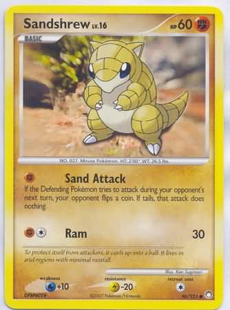 Sandshrew  (Diamond and Pearl Mysterious Treasures Singles)