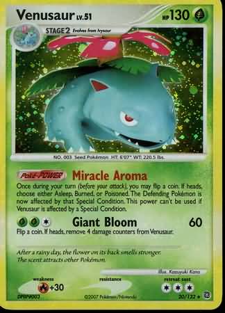 Venusaur (Diamond and Pearl Secret Wonders Singles)