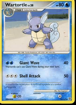 Wartortle (Diamond and Pearl Secret Wonders Singles)