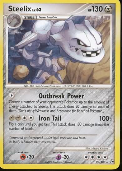 Steelix (Diamond and Pearl StormFront Singles)