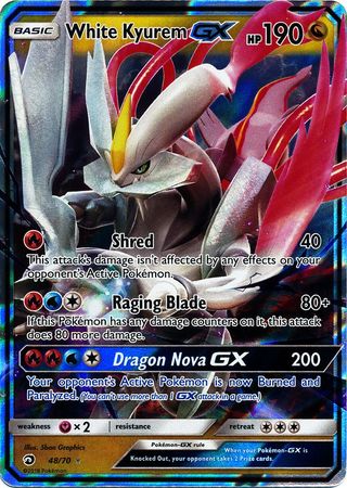 White Kyurem GX (Pokemon Sun & Moon Dragon Majesty)