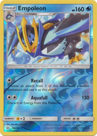 Empoleon - Reverse Foil (Pokemon Sun & Moon: Cosmic Eclipse)