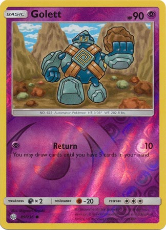 Golett - Reverse Foil (Pokemon Sun & Moon: Cosmic Eclipse)