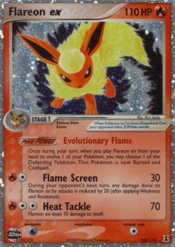 Flareon ex (EX Delta Species Nintendo)