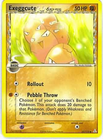 Exeggcute (Delta Species)  (EX Holon Phantoms Nintendo)