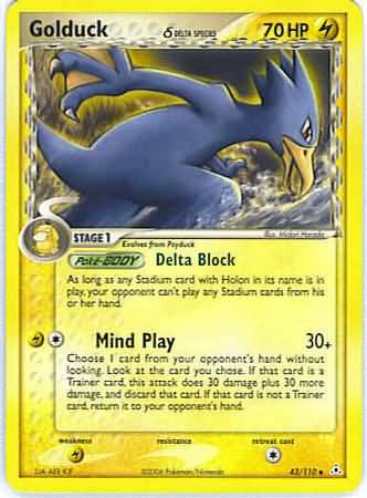 Golduck (Delta Species) ( EX Holon Phantoms Nintendo)