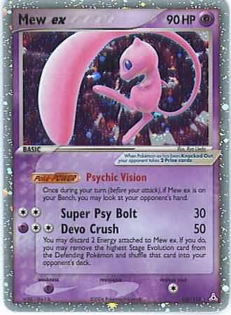 Mew ex (EX Holon Phantoms Nintendo)