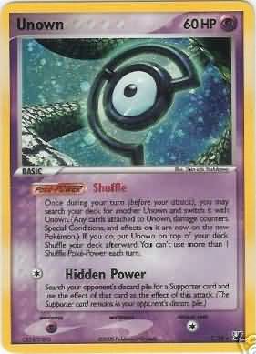 Unown C  (EX Unseen Forces Nintendo)