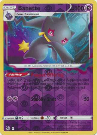 Banette - Reverse Foil (Pokemon Sword & Shield: Lost Origin)