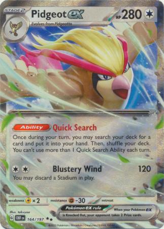 Pidgeot ex (Pokemon Scarlet & Violet: Obsidian Flames)