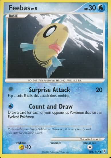 Feebas (Platinum Supreme Victors Singles)