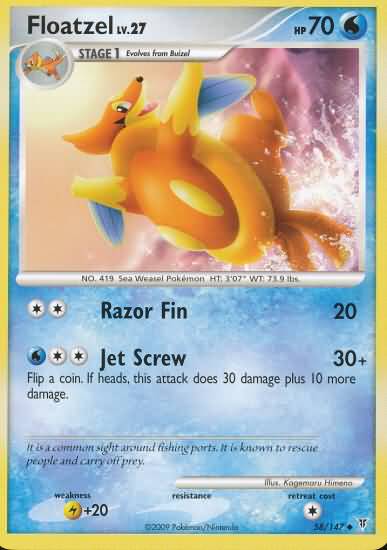 Floatzel (Platinum Supreme Victors Singles)