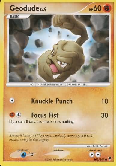 Geodude (Platinum Supreme Victors Singles)