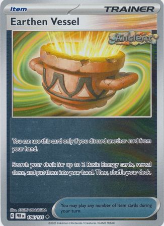 Earthen Vessel - Reverse Foil (Pokemon Scarlet & Violet: Prismatic Evolutions)