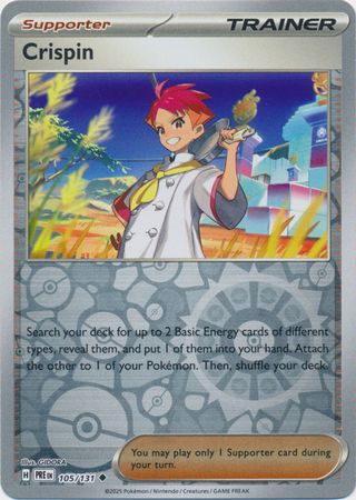 Crispin - Reverse Foil (Pokemon Scarlet & Violet: Prismatic Evolutions)