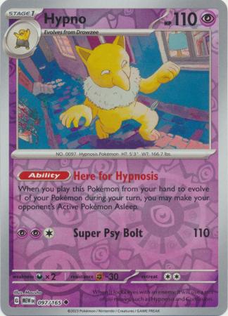 Hypno - Reverse Foil (Pokemon Scarlet & Violet: 151)