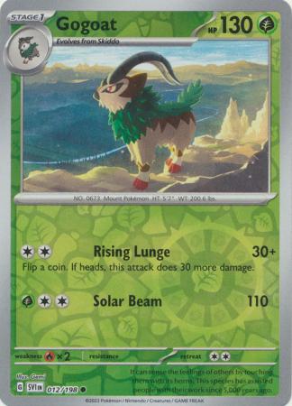 Gogoat - Reverse Foil (Pokemon Scarlet & Violet: Base Set)