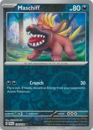 Maschiff - Reverse Foil (Pokemon Scarlet & Violet: Base Set)