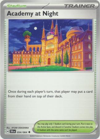 Academy at Night (Pokemon Scarlet & Violet: Shrouded Fable)