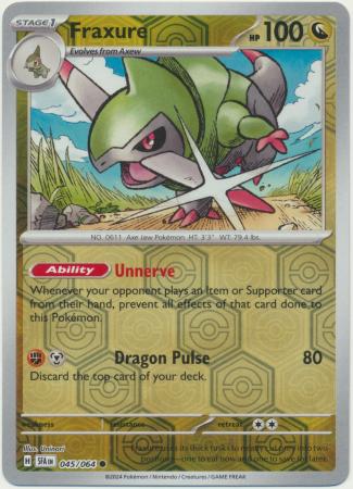 Fraxure - Reverse Foil (Pokemon Scarlet & Violet: Shrouded Fable)