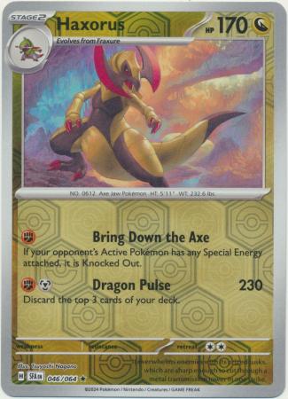 Haxorus - Reverse Foil (Pokemon Scarlet & Violet: Shrouded Fable)