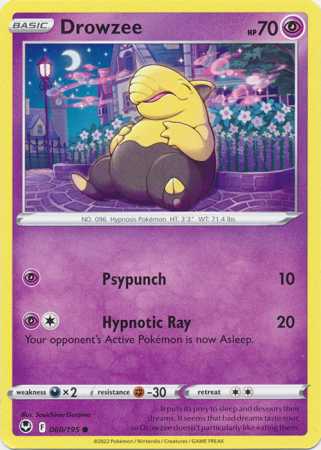 Drowzee (Pokemon Sword & Shield: Silver Tempest)