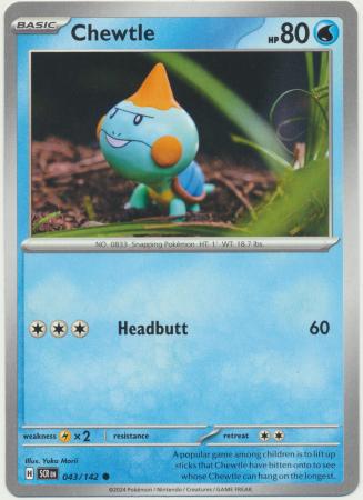 Chewtle (Pokemon Scarlet & Violet: Stellar Crown)