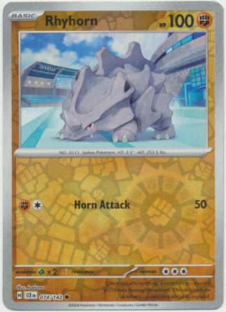 Rhyhorn - Reverse Foil (Pokemon Scarlet & Violet: Stellar Crown)