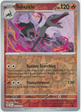 Salazzle - Reverse Foil (Pokemon Scarlet & Violet: Stellar Crown)