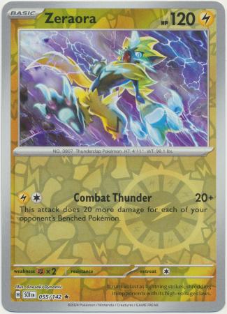 Zeraora - Reverse Foil (Pokemon Scarlet & Violet: Stellar Crown)