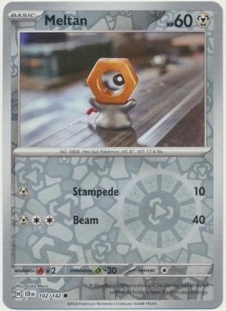 Meltan - Reverse Foil (Pokemon Scarlet & Violet: Stellar Crown)