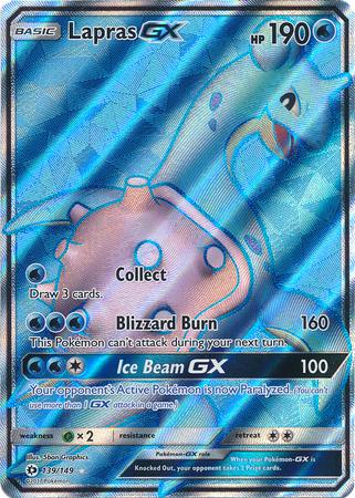 Lapras GX (Pokemon Sun & Moon Base Set)