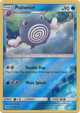 Poliwhirl (Pokemon Sun & Moon Base Set)