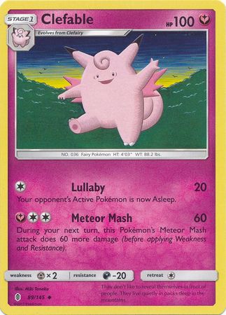 Clefable (Pokemon Sun & Moon Guardians Rising)