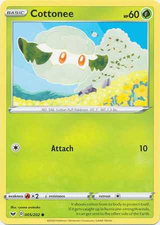 Cottonee (Pokemon Sword & Shield Base Set)