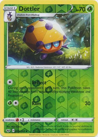 Dottler - Reverse Foil (Pokemon Sword & Shield Base Set)