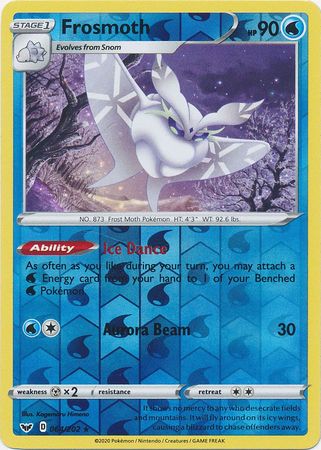 Frosmoth - Reverse Foil (Pokemon Sword & Shield Base Set)